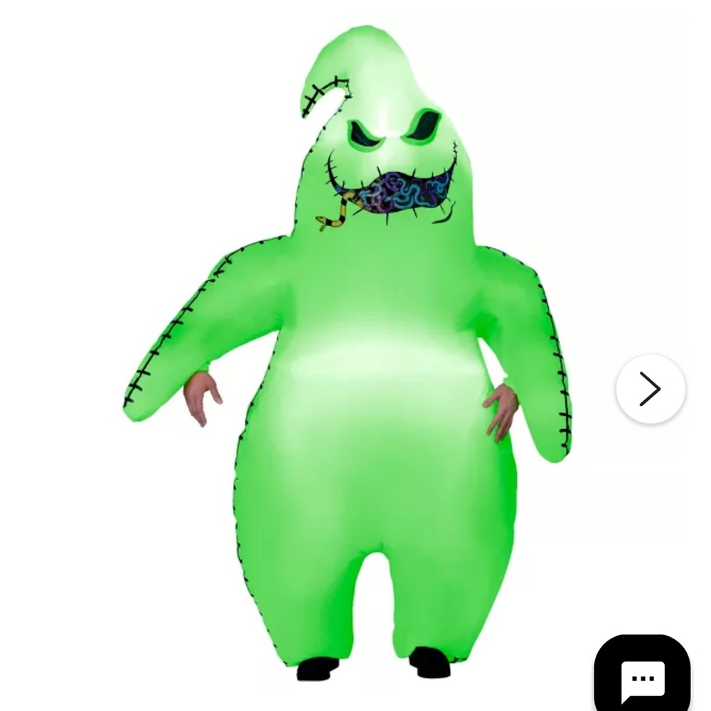 Adult Light-Up Oogie Boogie Inflatable Costume - The Nightmare Before Christmas
